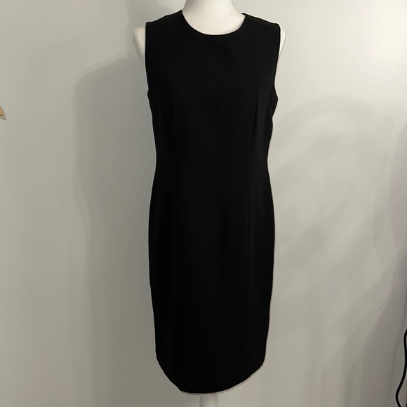 Jones Studio Separates black dress Classic fitted sleeveless lined size 8 EUC - Picture 1 of 8